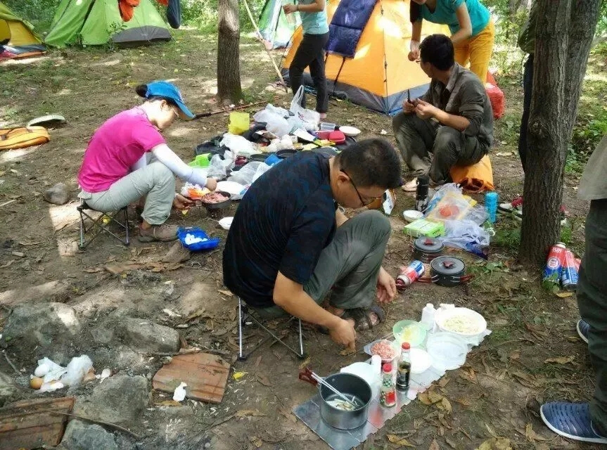 【北京驢友露營天堂】后河露營腐敗，涮鍋、捉蝦、戲水，清涼一夏